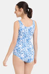 Zelocity Elastane Blended Slip-On Malliot with Removable Pads - Diva Blue — thumbnail 3